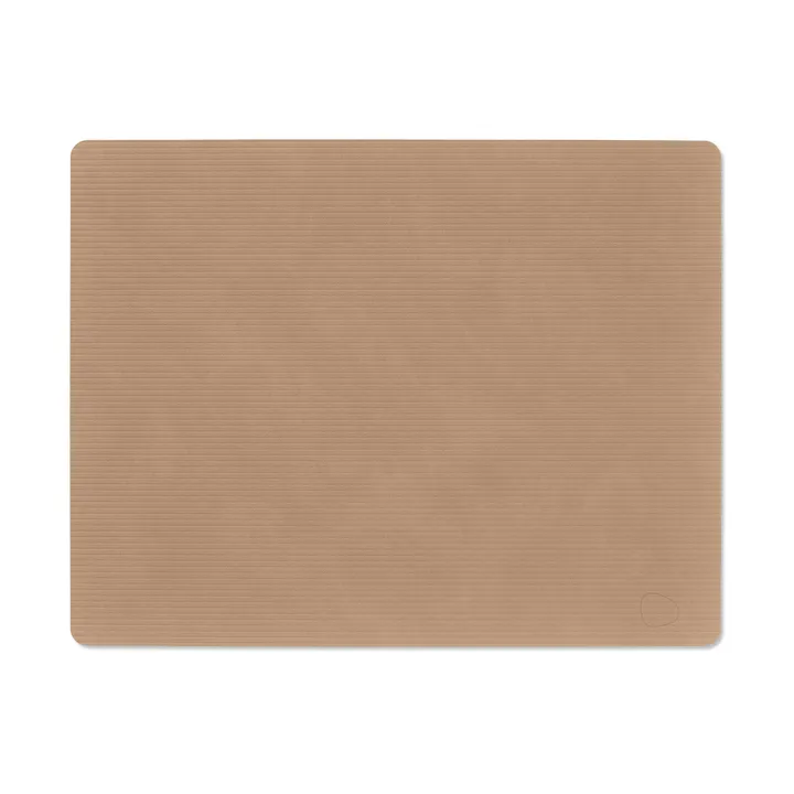 Corduroy プレースマット スクエア L - Nougat - LIND DNA | リンド ディーエヌエー