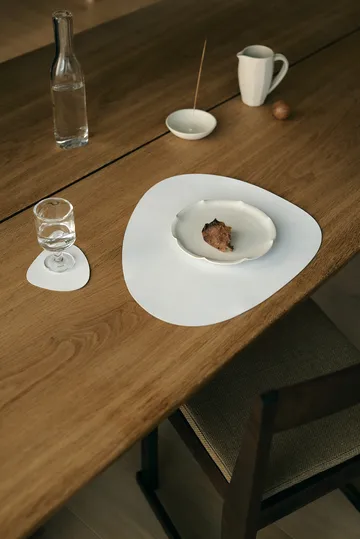 Corduroy プレースマット カーブ L - Pure white - LIND DNA | リンド ディーエヌエー