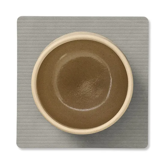 Corduroy コースター スクエア, Light Grey LIND DNA | リンド ディーエヌエー
