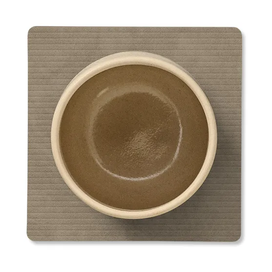 Corduroy コースター スクエア, Nomad Grey LIND DNA | リンド ディーエヌエー