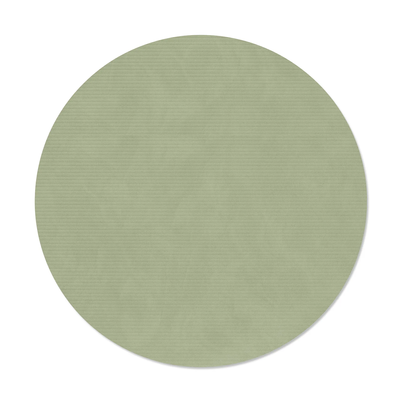 Corduroy プレースマット, Olive green, circle, L LIND DNA | リンド ディーエヌエー