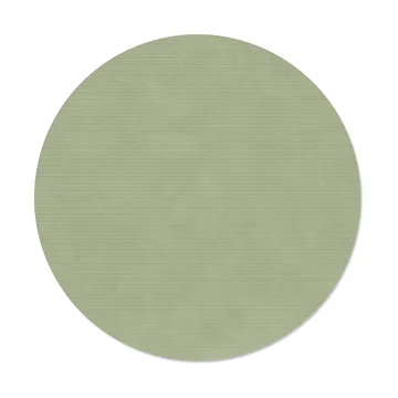 Corduroy プレースマット - Olive green, circle, L - LIND DNA | リンド ディーエヌエー