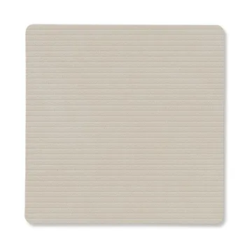 Corduroy コースター スクエア - Oyster White - LIND DNA | リンド ディーエヌエー