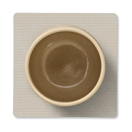 Corduroy コースター スクエア, Oyster White LIND DNA | リンド ディーエヌエー