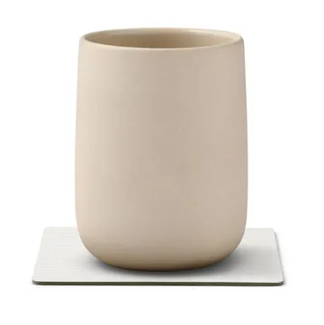 Corduroy コースター スクエア - Pure white - LIND DNA | リンド ディーエヌエー