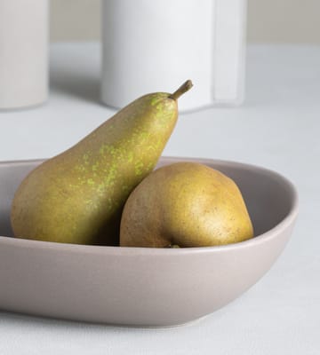 Curve Stoneware ディーププレート 19x22 cm - Warm Grey - LIND DNA | リンド ディーエヌエー