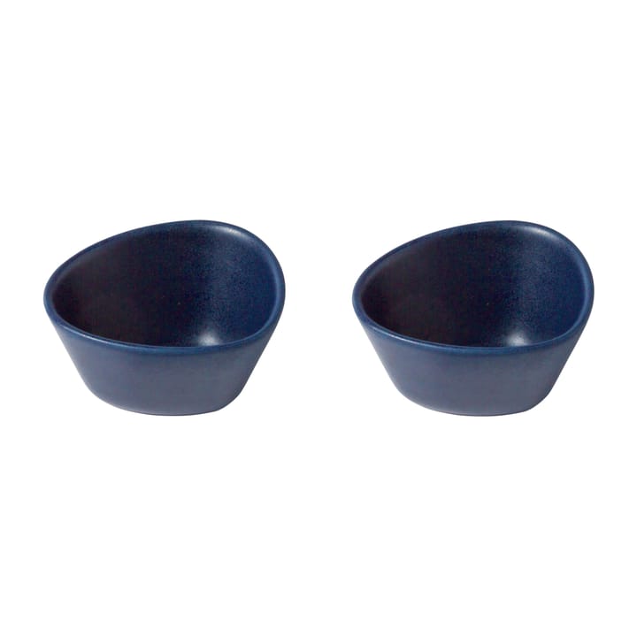 Curve Stoneware ボウル 2パック - Marine blue - LIND DNA | リンド ディーエヌエー