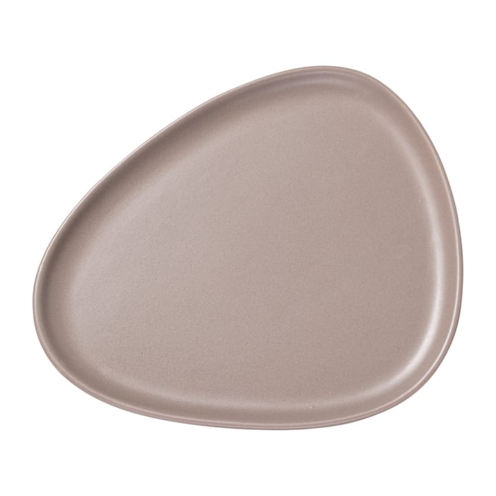 Curve Stoneware プレート 26x30 cm - Warm Grey - LIND DNA | リンド ディーエヌエー