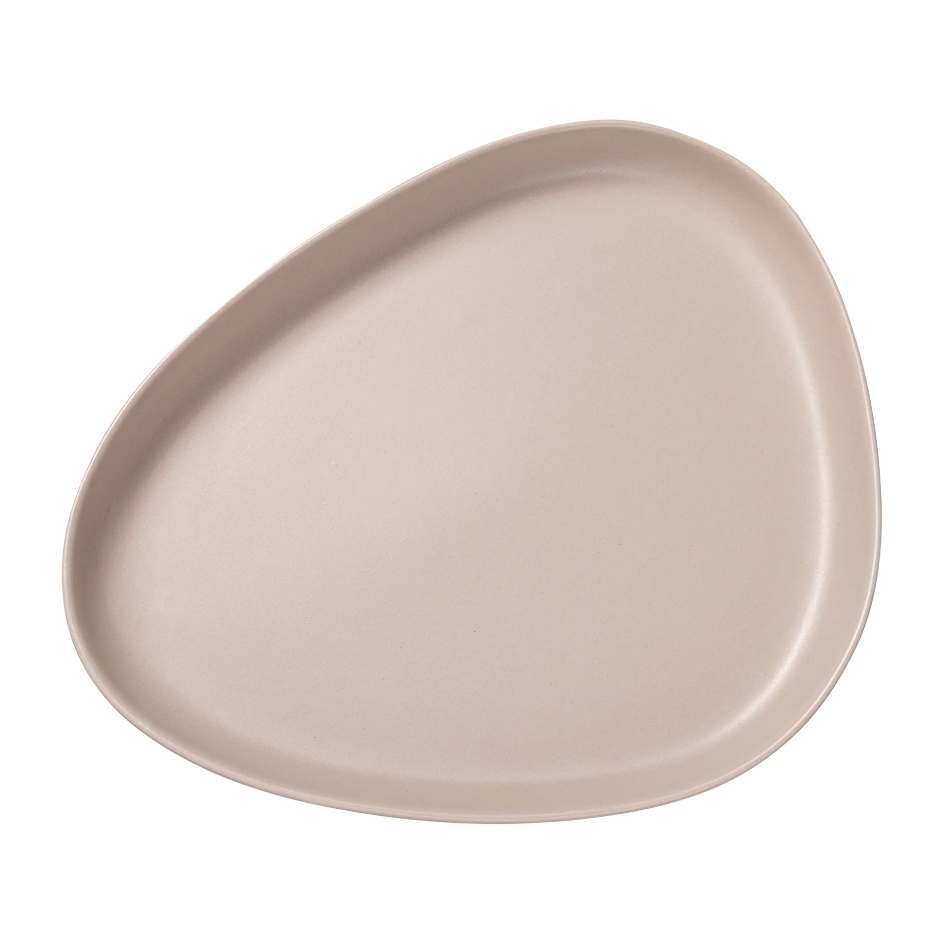 Curve Stoneware サービングソーサー 30x35 cm, Sand LIND DNA | リンド ディーエヌエー
