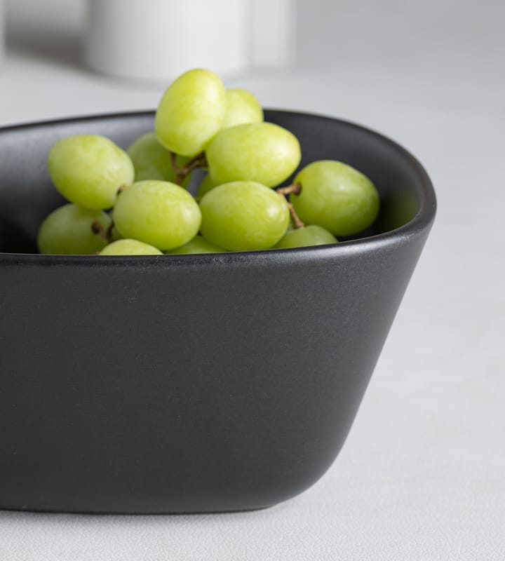 Curve Stoneware ボウル M 20x22 cm, black LIND DNA | リンド ディーエヌエー