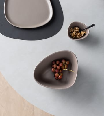 Curve Stoneware ボウル M 20x22 cm - Warm Grey - LIND DNA | リンド ディーエヌエー