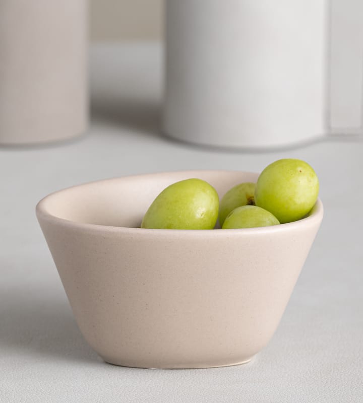 Curve Stoneware ボウル S 10x11 cm, Sand LIND DNA | リンド ディーエヌエー