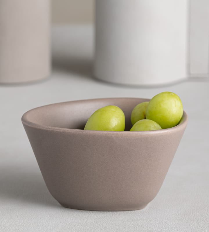 Curve Stoneware ボウル S 10x11 cm, Warm Grey LIND DNA | リンド ディーエヌエー