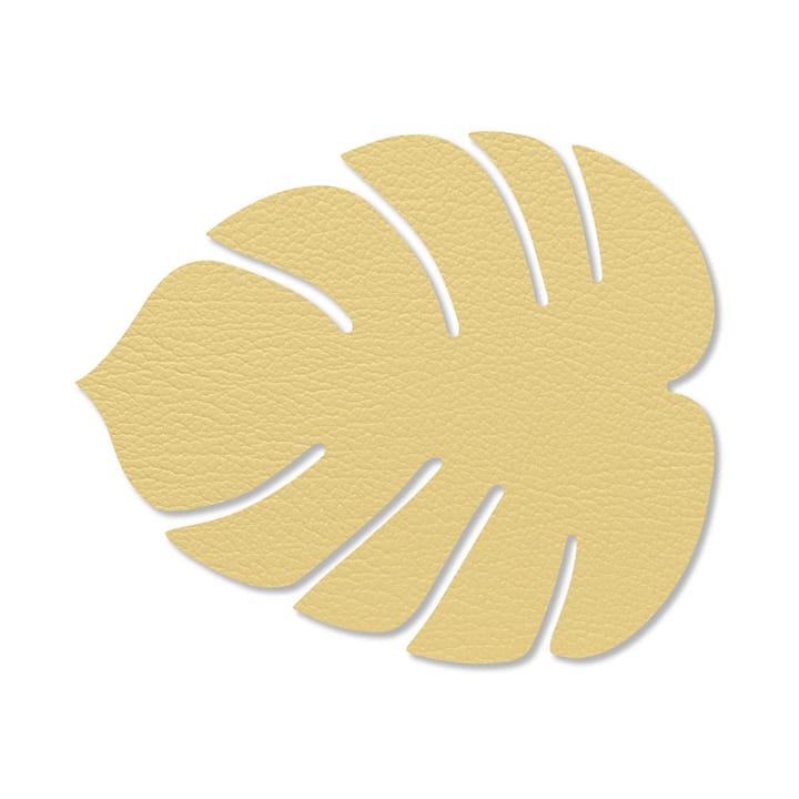 モンステラリーフ Hippo コースター - gold - LIND DNA | リンド ディーエヌエー