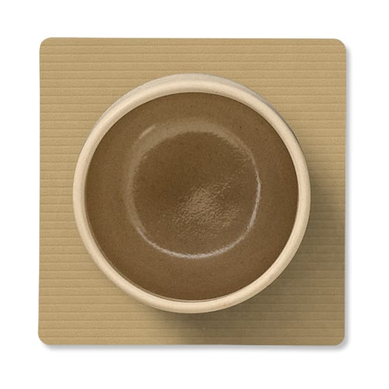 コーデュロイ コースター スクエア, Khaki LIND DNA | リンド ディーエヌエー
