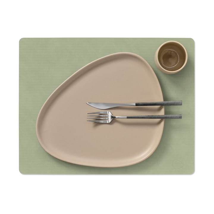 コーデュロイ ランチョンマット スクエア L, Olive Green LIND DNA | リンド ディーエヌエー