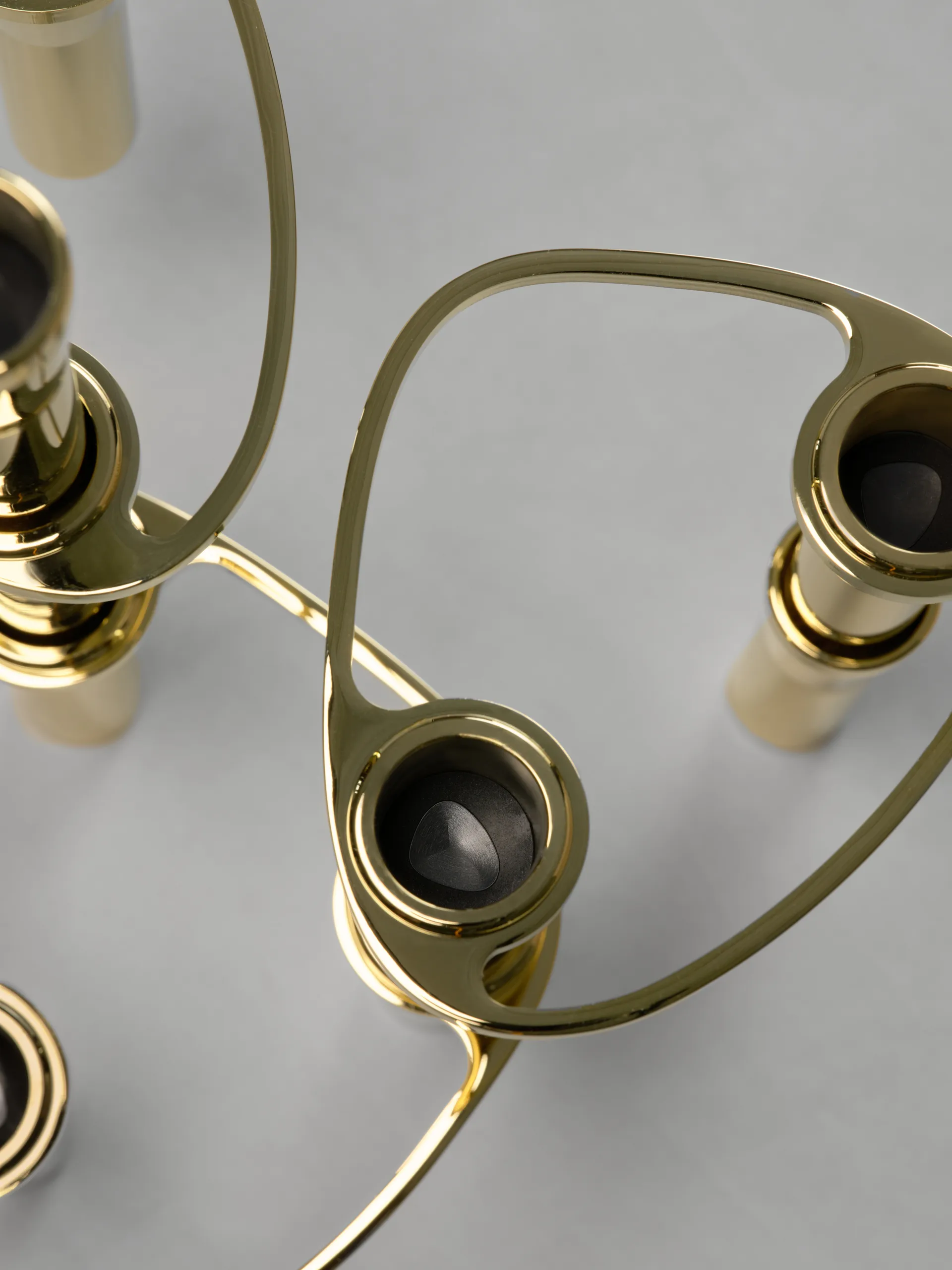 Lind Curve コンバイン キャンドルスティック 24K gold plated, Double LIND DNA | リンド ディーエヌエー