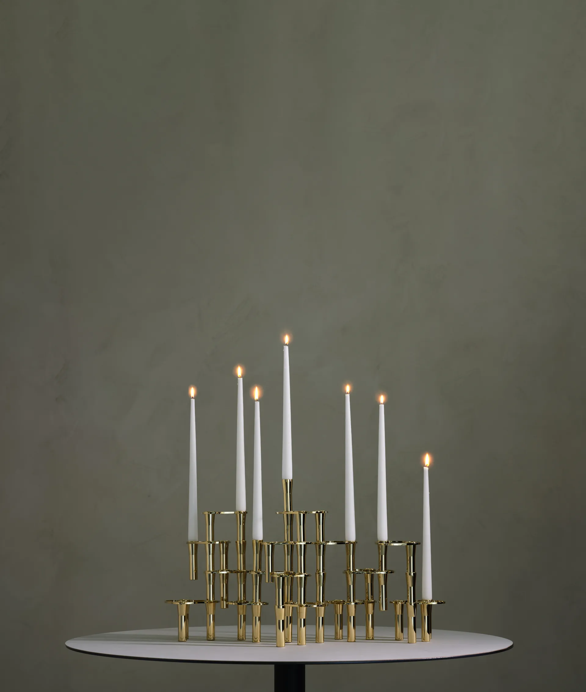 Lind Curve コンバイン キャンドルスティック 24K gold plated, Double LIND DNA | リンド ディーエヌエー