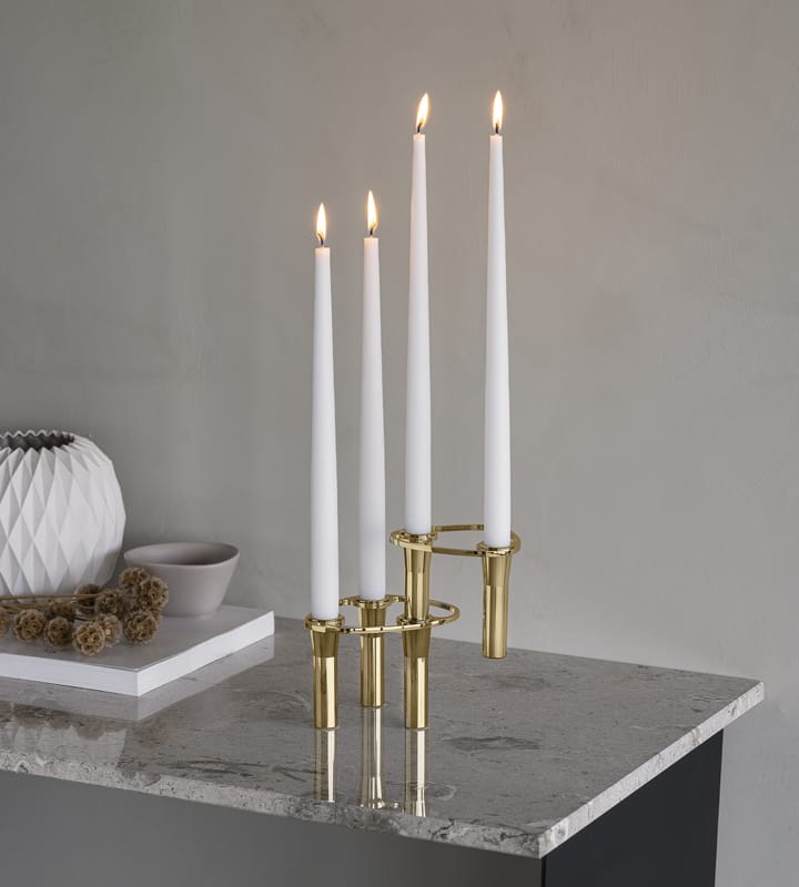 Lind Curve コンバイン キャンドルスティック 24K gold plated, Double LIND DNA | リンド ディーエヌエー