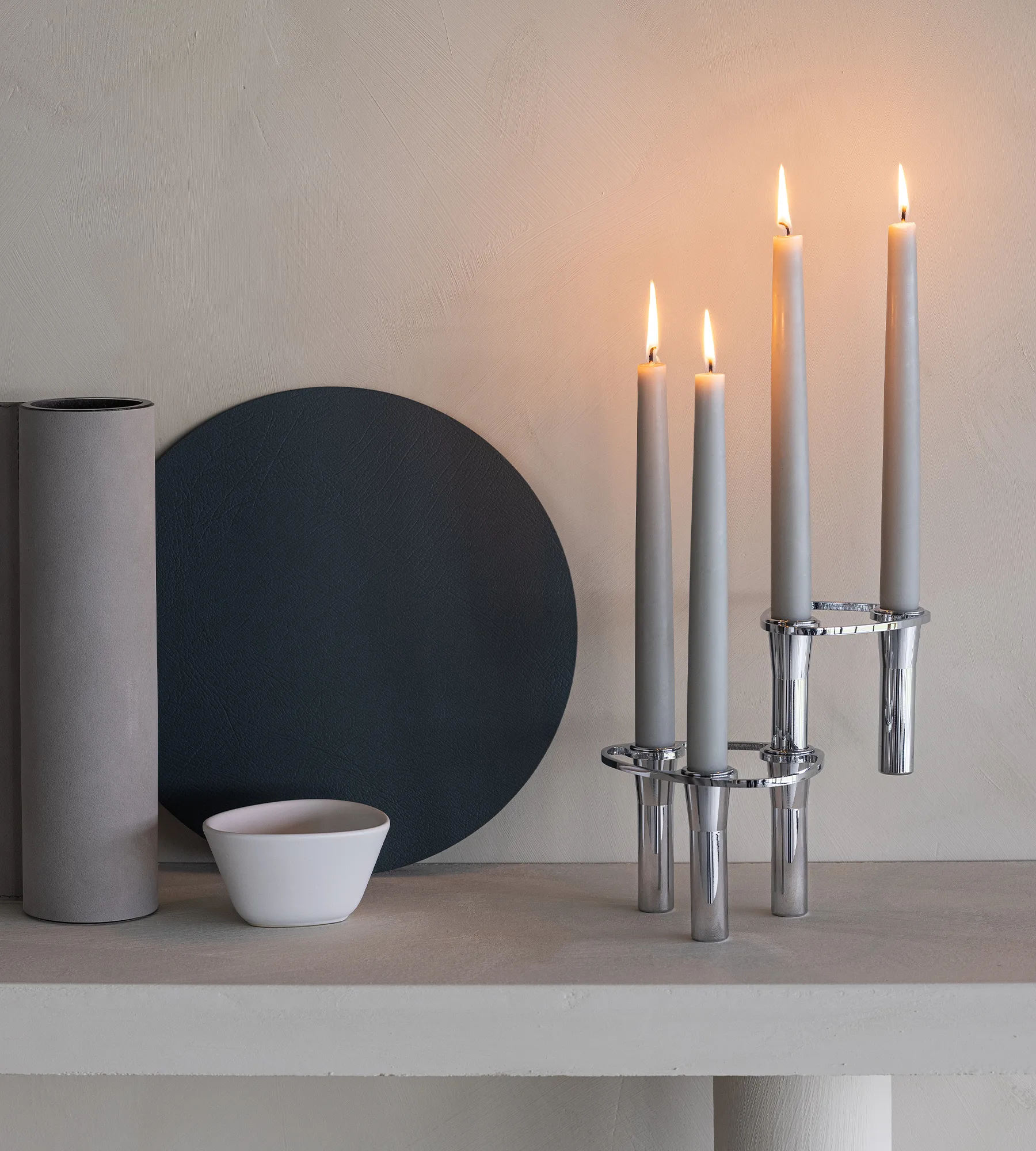 Lind Curve コンバイン キャンドルスティック chrome, Double LIND DNA | リンド ディーエヌエー