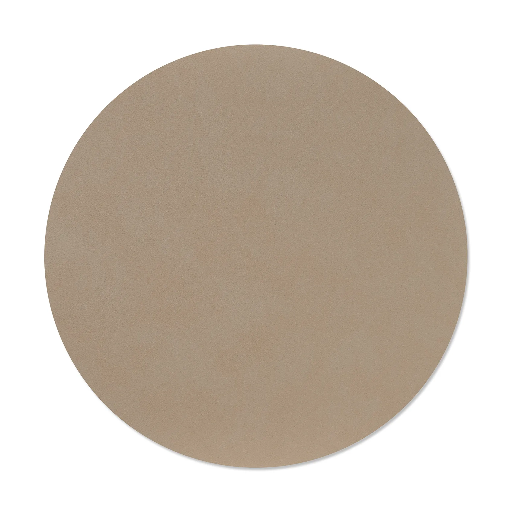 Nupo プレースマット, Clay brown, circle, L LIND DNA | リンド ディーエヌエー