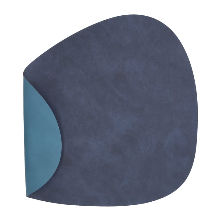 Nupo curve L ランチョンマット ダブルサイド  - Midnight blue-petrol - LIND DNA | リンド ディーエヌエー