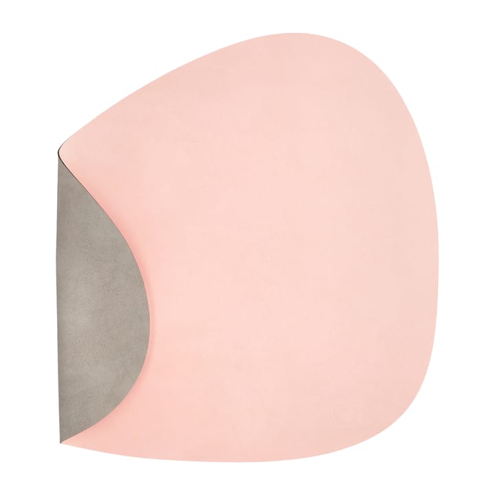 Nupo curve L ランチョンマット ダブルサイド  - rosa-light grey - LIND DNA | リンド ディーエヌエー
