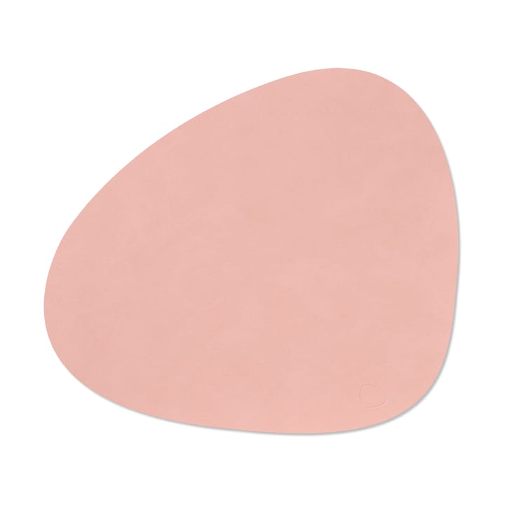 Nupo ランチョンマット リ��バーシブル curve L, rosa-light grey LIND DNA | リンド ディーエヌエー