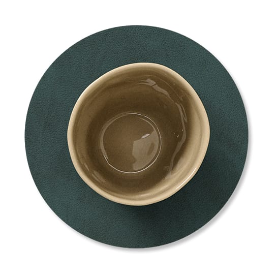 Nupo コースター サ�ークル ダブルサイド, Dark green-olive green LIND DNA | リンド ディーエヌエー
