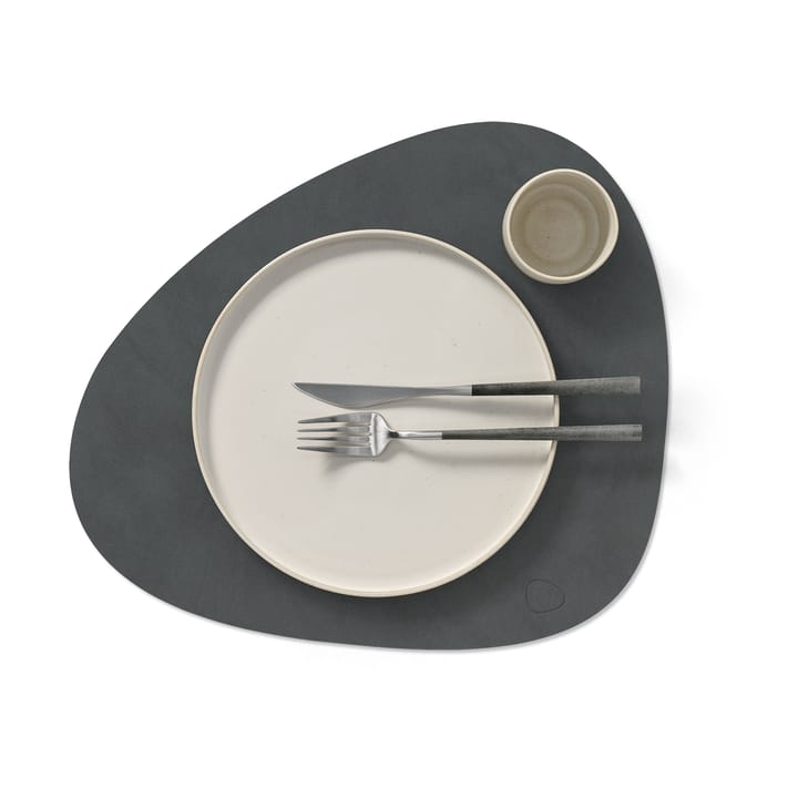 Nupo ランチョンマット カープ L, anthracite grey LIND DNA | リンド ディーエヌエー