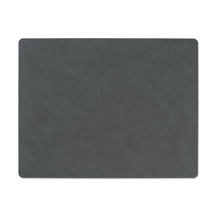 Nupo ランチョンマット リバーシブル スクエア L, anthracite-light grey LIND DNA | リンド ディーエヌエー