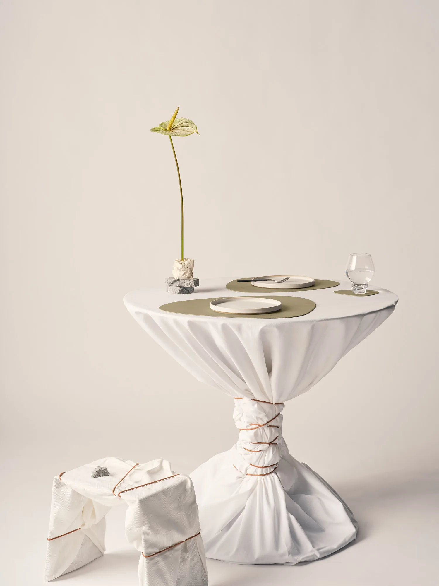 Nupo ランチョンマット カープ L, Herbal dust LIND DNA | リンド ディーエヌエー