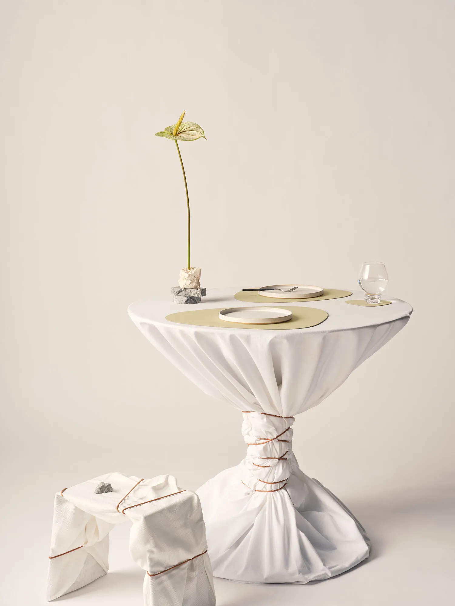 Nupo ランチョンマット カープ L, Lemon sorbet LIND DNA | リンド ディーエヌエー