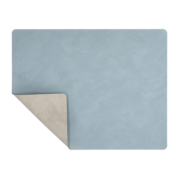 Nupo ランチョンマット ダブルサイド スクウェア L - light blue-light grey - LIND DNA | リンド ディーエヌエー