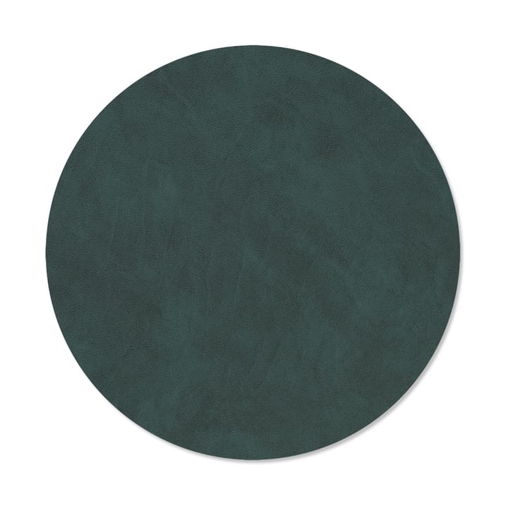 Nupo ランチョンマット リバーシブル サークル M, Dark green-olive green LIND DNA | リンド ディーエヌエー