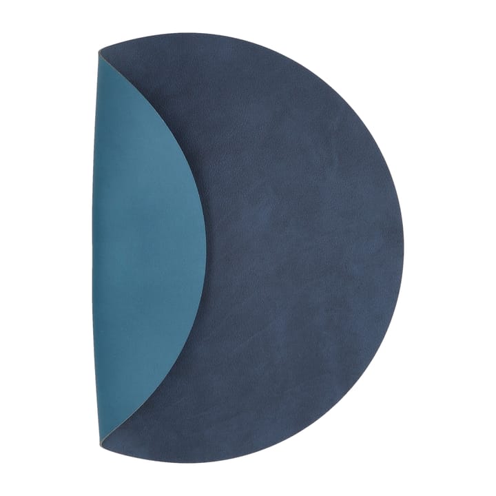 Nupo ランチョンマット サークル ダブルサイド M - Midnight blue-petrol - LIND DNA | リンド ディーエヌエー