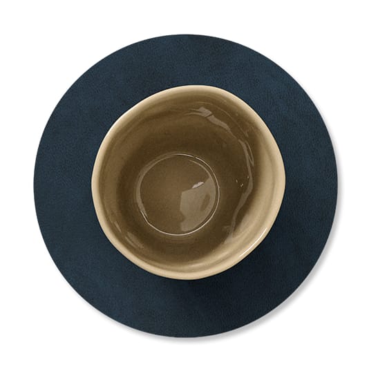 Nupo コースター サークル ダブル��サイド, Midnight blue-petrol LIND DNA | リンド ディーエヌエー