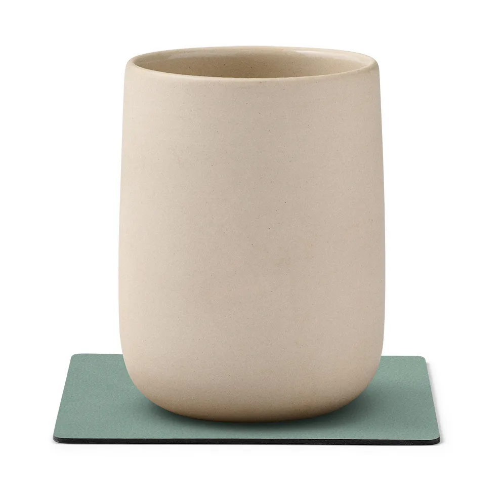 Nupo コースター スクエア, pastel green LIND DNA | リンド ディーエヌエー