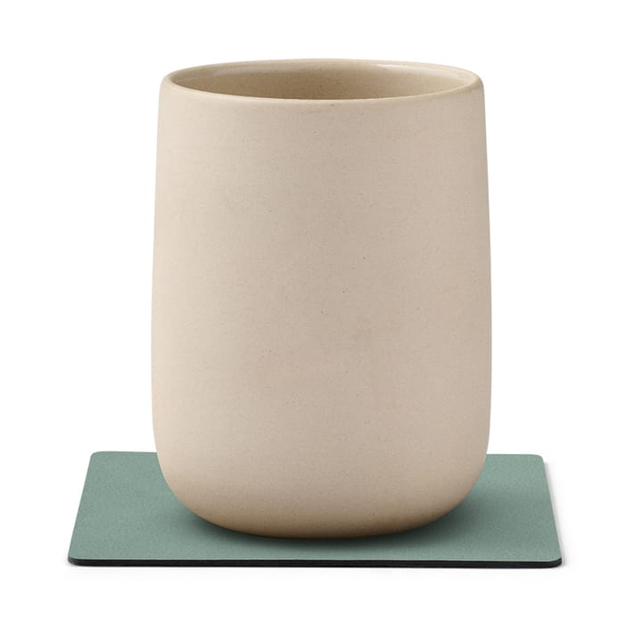 Nupo コースター スクエア, pastel green LIND DNA | リンド ディーエヌエー