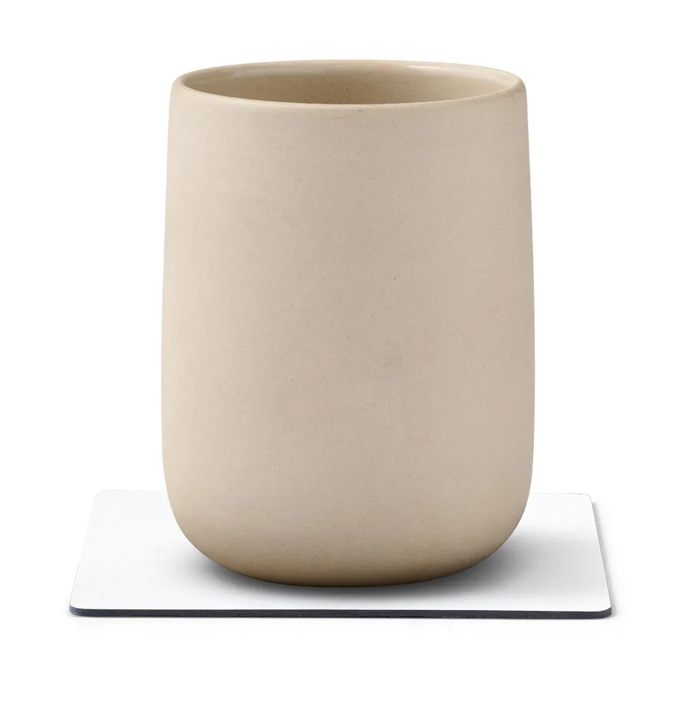 Nupo コースター スクエア, Pure white LIND DNA | リンド ディーエヌエー