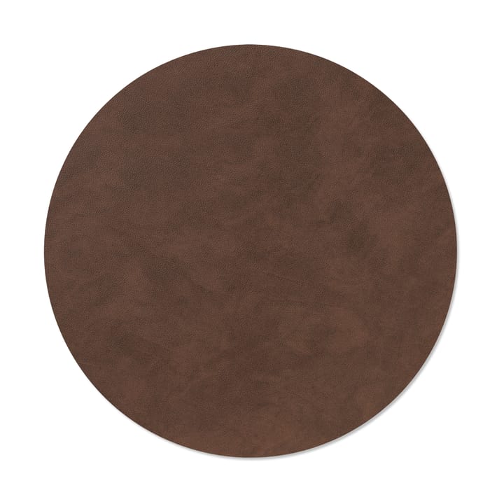 Nupo ランチョンマット サークル XL, Dark brown LIND DNA | リンド ディーエヌエー
