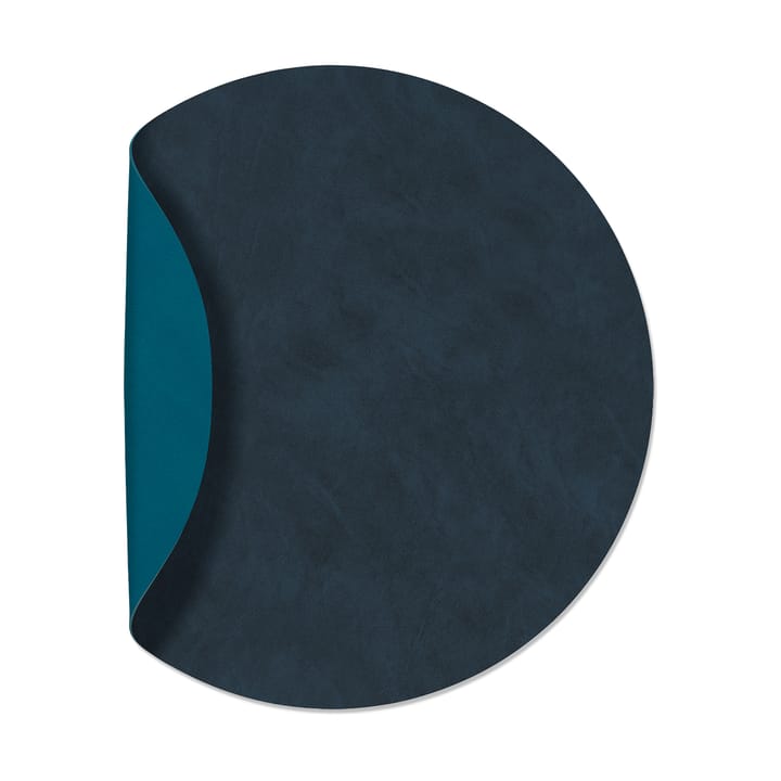 Nupo ランチョンマット サークル ダブルサイド XL - Midnight blue-petrol - LIND DNA | リンド ディーエヌエー