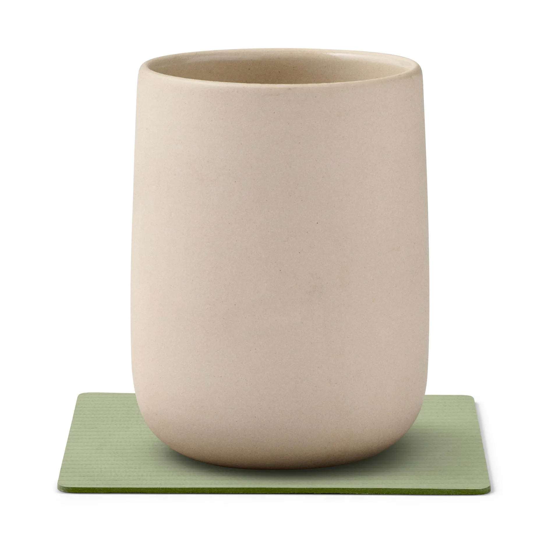 コーデュロイ コースター スクエア, Olive Green LIND DNA | リンド ディーエヌエー