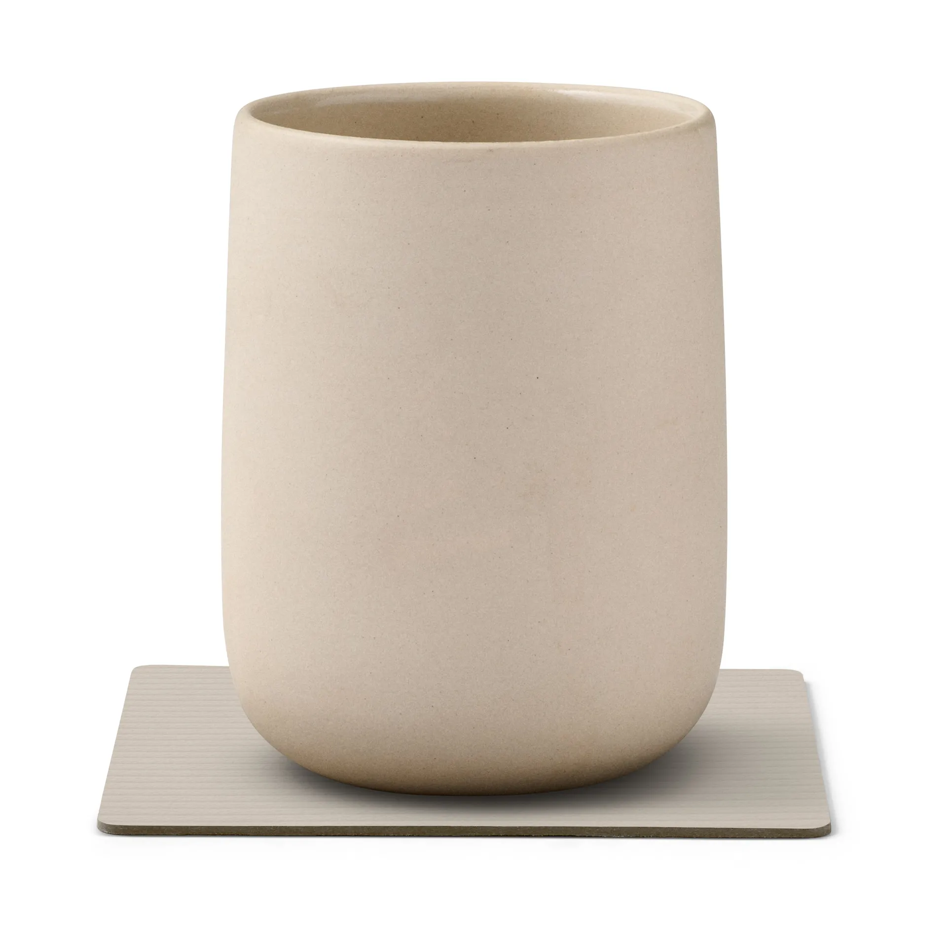 コーデュロイ コースター スクエア, Oyster White LIND DNA | リンド ディーエヌエー