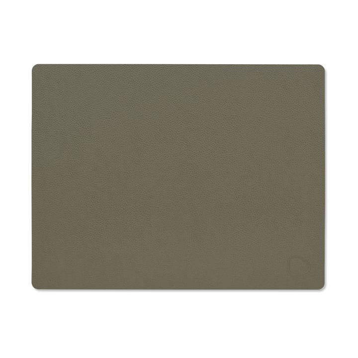 Serene ランチョンマット square M 26.5x34.5 cm - Moss - LIND DNA | リンド ディーエヌエー