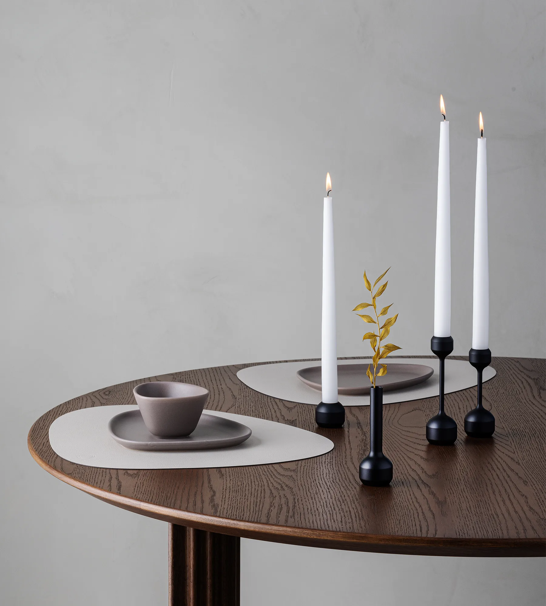 Silhouette 120 花瓶, Black steel LIND DNA | リンド ディーエヌエー