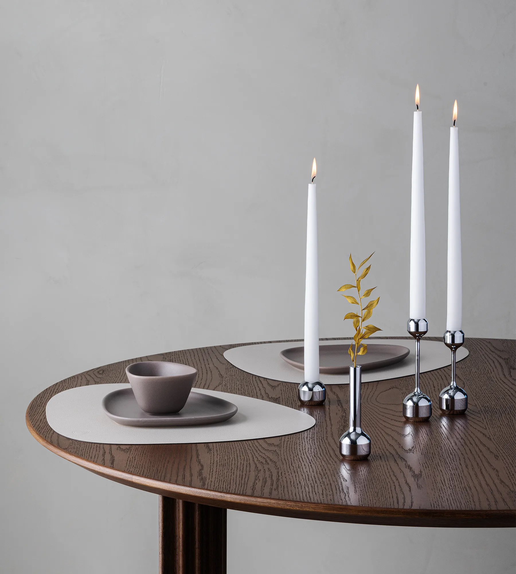 Silhouette 120 花瓶, Chrome steel LIND DNA | リンド ディーエヌエー