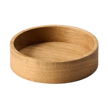 Wood Box コースター用ストレージ - Nature-oak, circle, S - LIND DNA | リンド ディーエヌエー