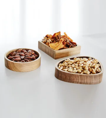 Wood Box コースター用ストレージ - Nature-oak, circle, S - LIND DNA | リンド ディーエヌエー