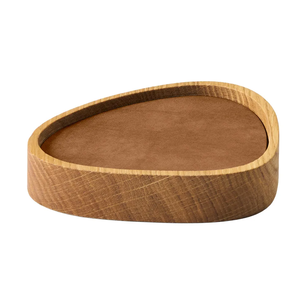 Wood Box コースターセット, Nature-oak, curve, S, Nupo nature, 9 pieces LIND DNA | リンド ディーエヌエー